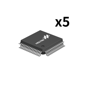 72×4/68×8/60×16 LCD 驱动IC HT16C24A 64LQFP (5 个)
