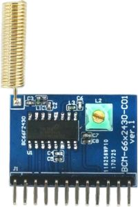 【EOL】並列式RF無線接收模組433MHz BCM-66F2430-C01