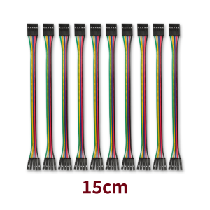 5-pin 15cm母对母杜邦线 BMCOM1 (10条)