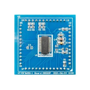 锂电池管理开发平台HT45F8650 28SSOP MCU转接板 ESK-BMS-865028