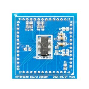锂电池管理开发平台HT45F8640 28SSOP MCU转接板 ESK-BMS-864028