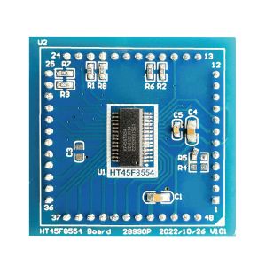 锂电池管理开发平台HT45F8554 28SSOP MCU转接板 ESK-BMS-855428