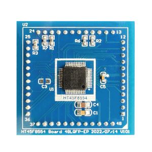 锂电池管理开发平台HT45F8554 48LQFP-EP MCU转接板 ESK-BMS-855448