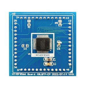 锂电池管理开发平台HT45F8566 48LQFP-EP MCU转接板 ESK-BMS-856648